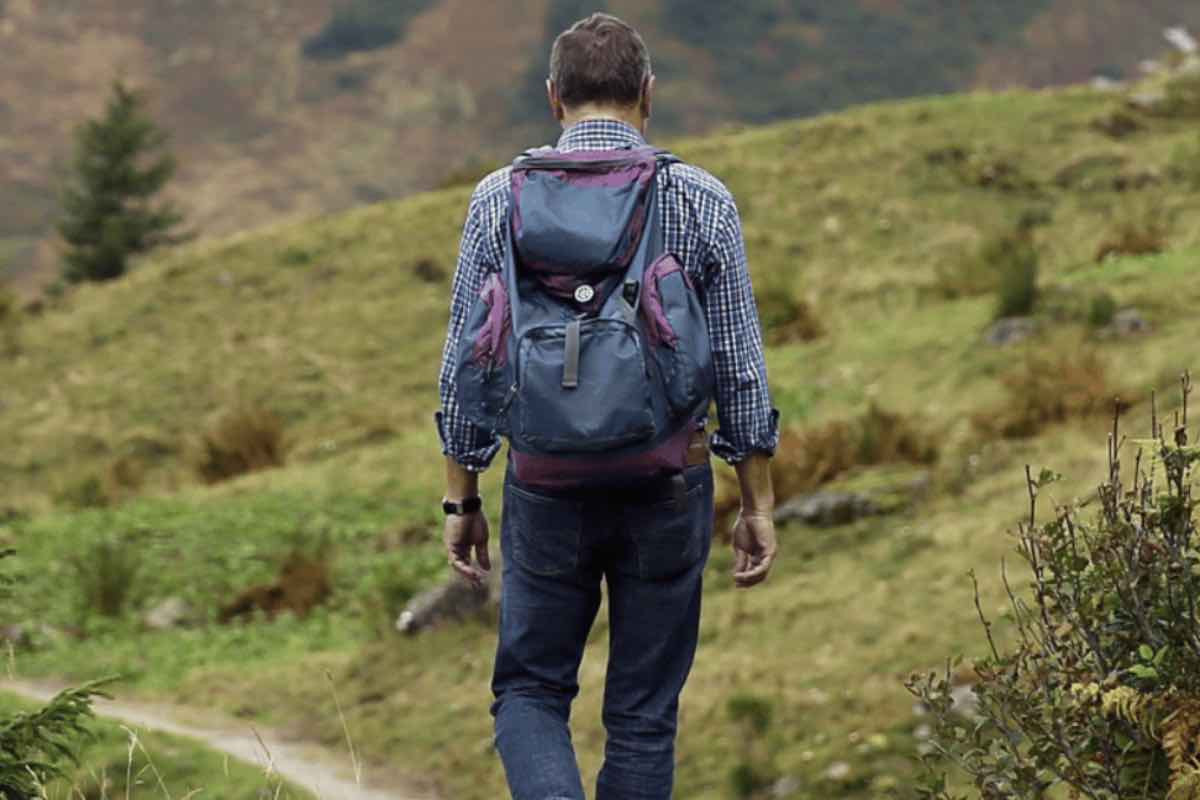 camminata in montagna