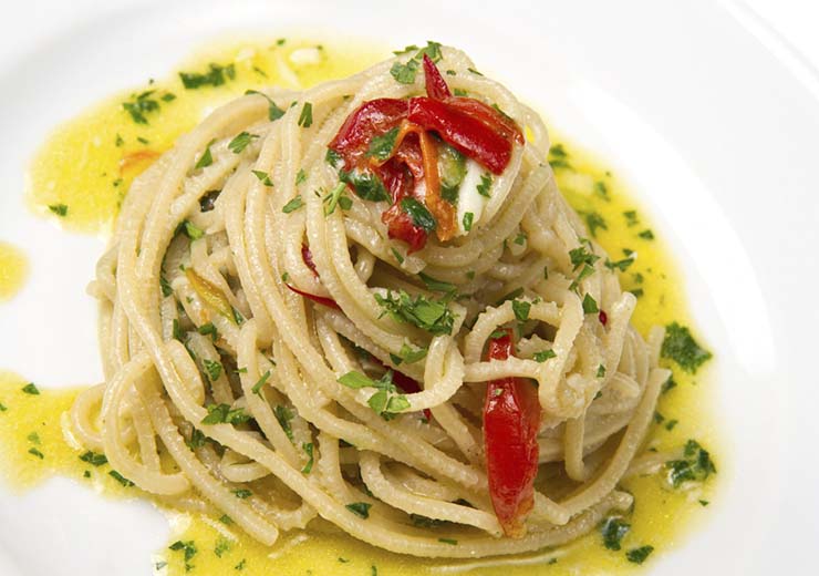 spaghetti aglio olio Cannavacciuolo ricetta