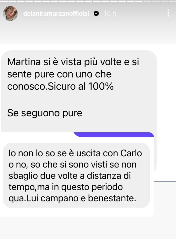 Temptation Island Martina dopo programma 