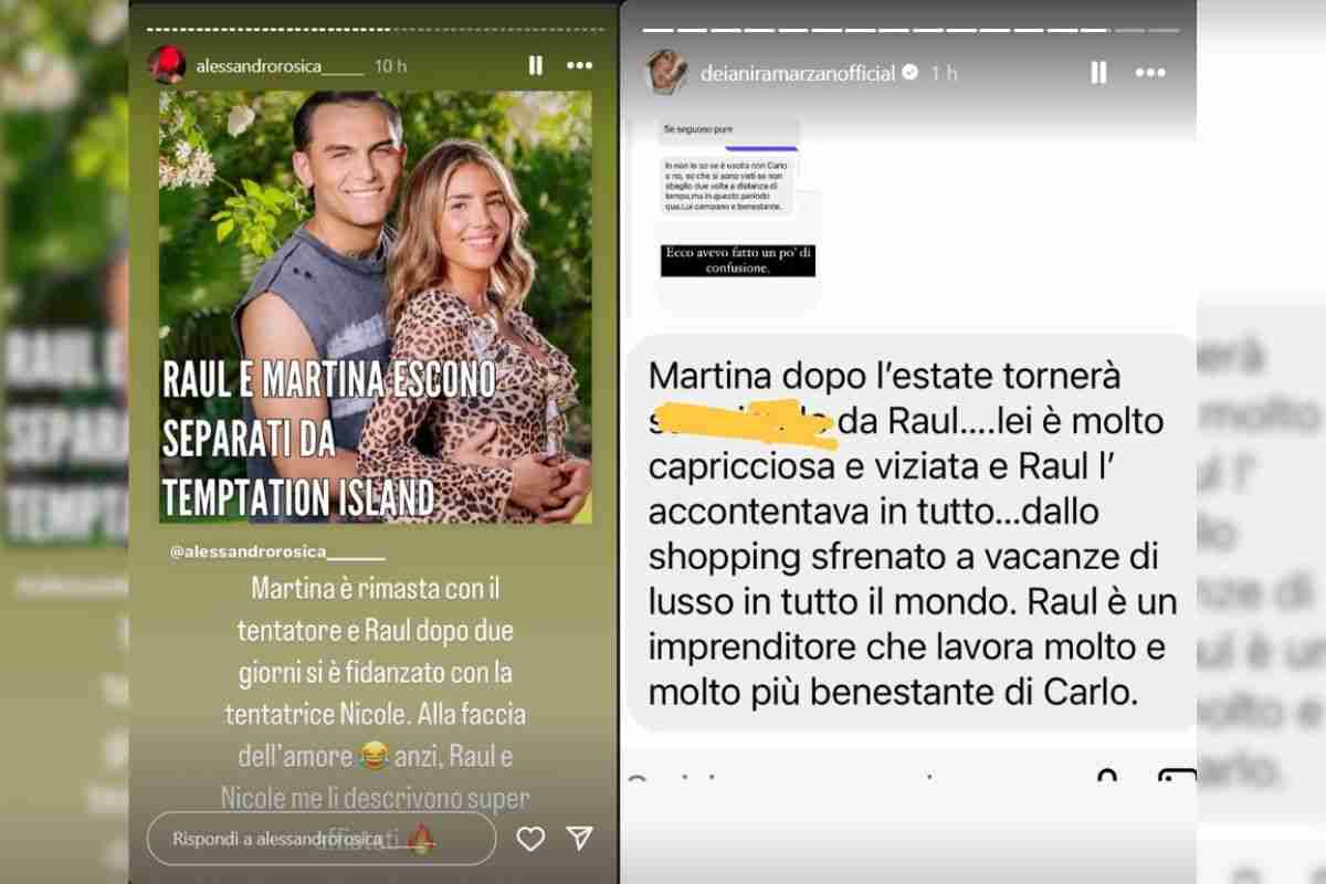 Martina e Raul indiscrezioni