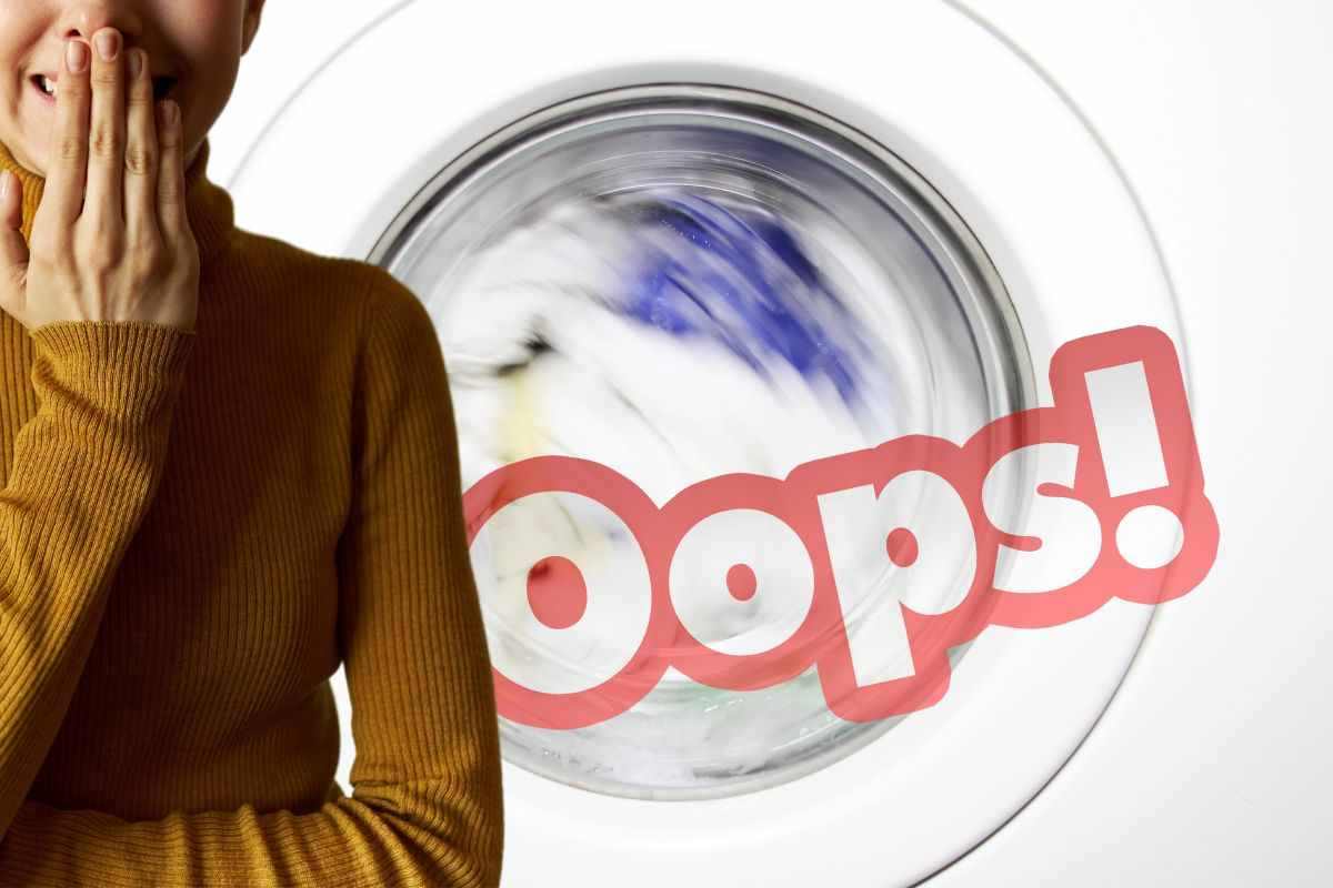 errore oblò lavatrice