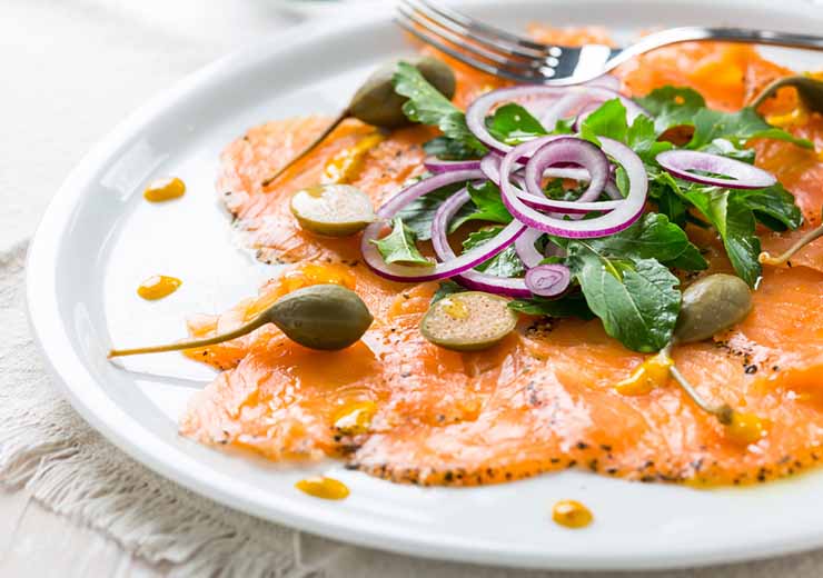 carpaccio di salmone ricetta