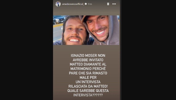 Amico escluso dal matrimonio di Ignazio Moser e Cecilia Rodriguez