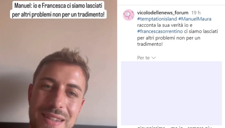 I motivi della rottura della coppia di Temptation Island